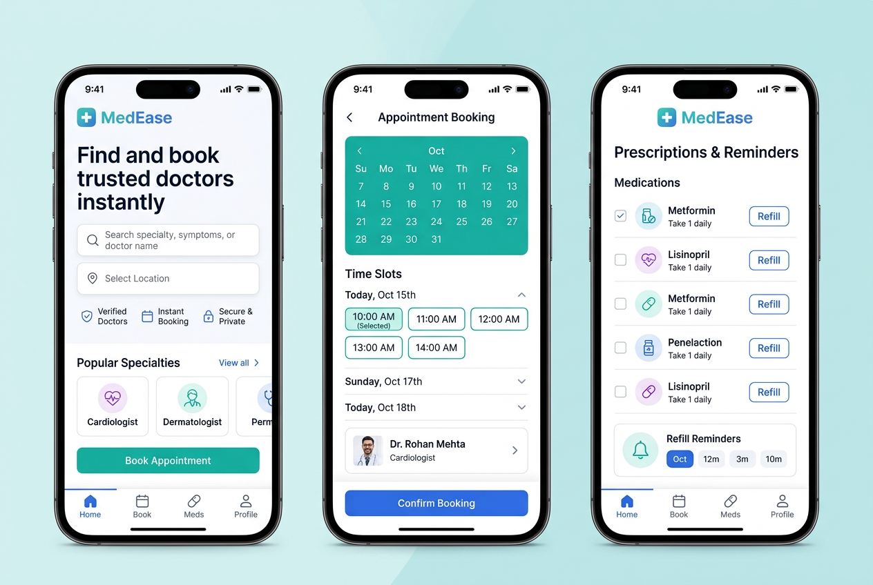 MedEase — Healthcare Platform — image 4